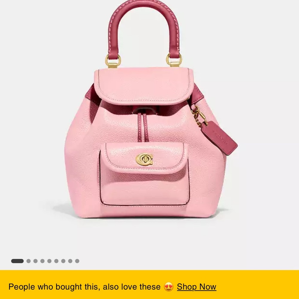 Coach Riya backpack iso!